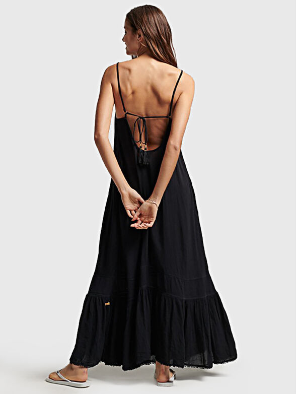 VINTAGE black maxi dress - 2