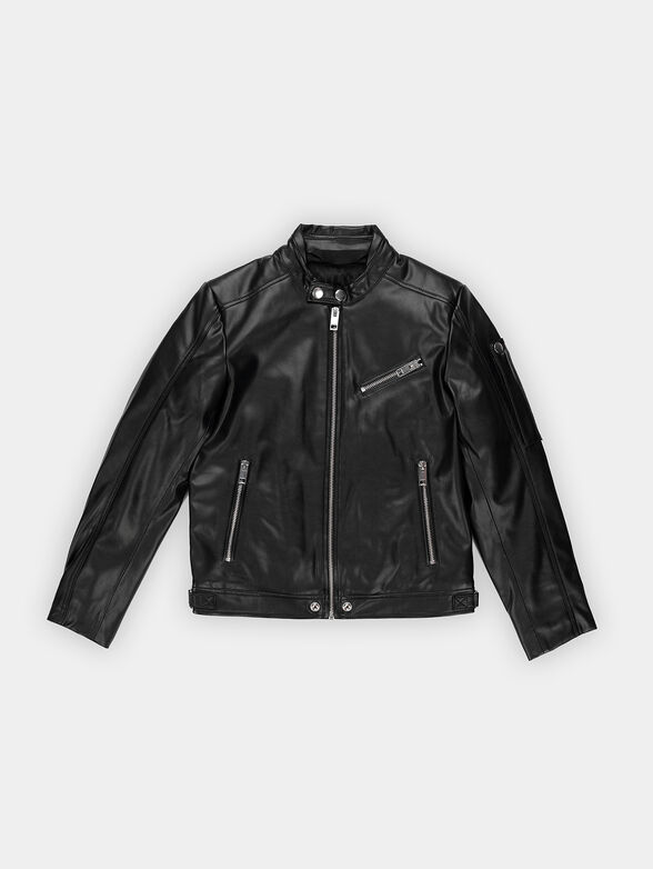 JCASEKA faux leather racer jacket - 1