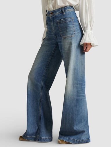 Blue jeans with washed effect - 3