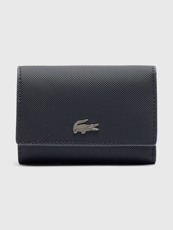 Beige wallet with logo detail - 1