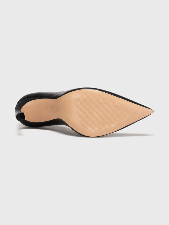 Leather heeled shoes - 5