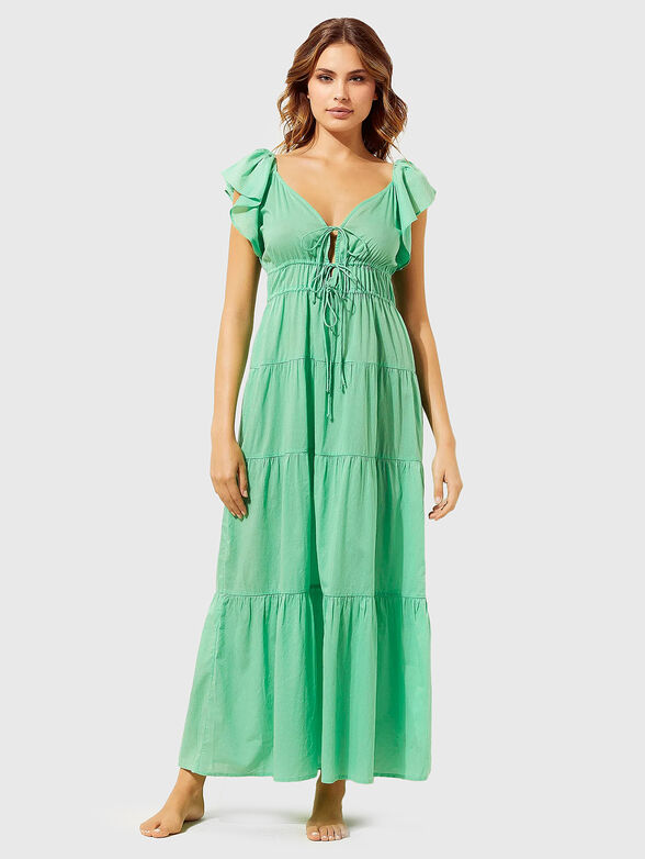 SUMMER GLAM maxi dress in green - 1