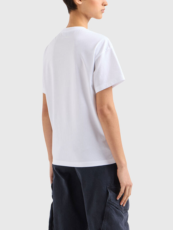 White T-shirt with logo - 3