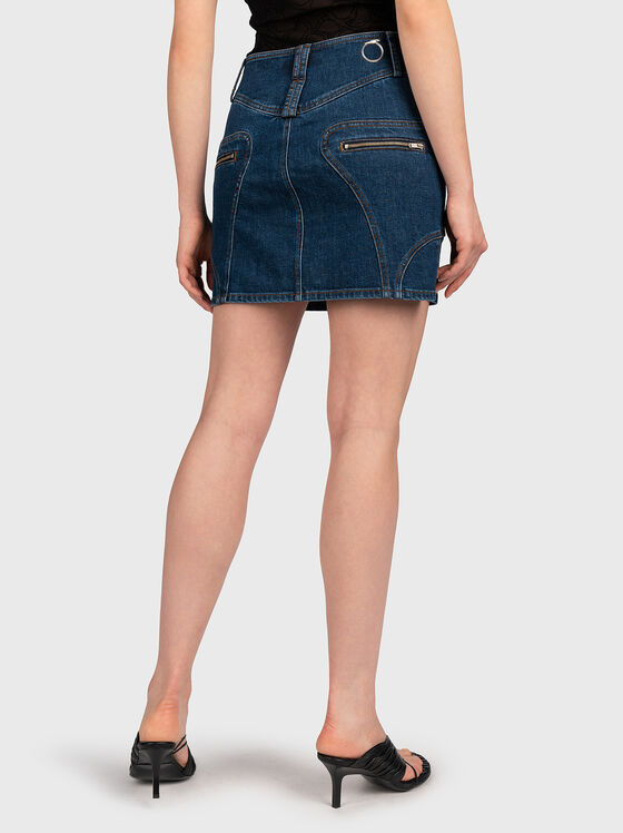 Синя дънкова пола - 2