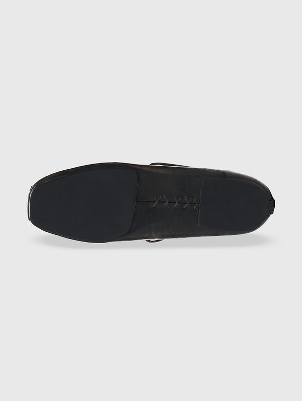 Ballerina flats with laces  - 5