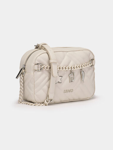 Crossbody bag with accent chain detail - 4