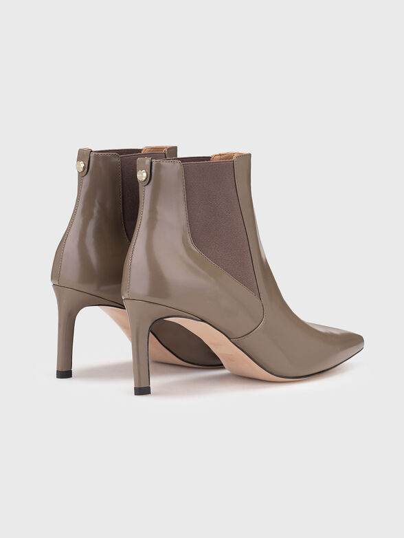 Leather heeled boots - 3