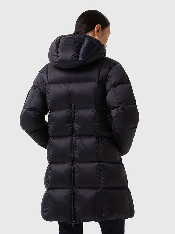 FANJA padded jacket with hood and logo embroidery - 3