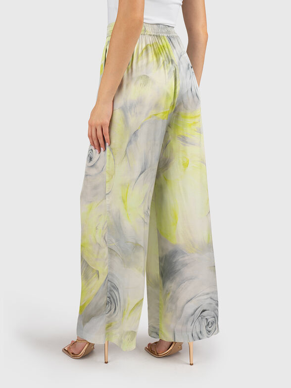 Straight leg satin pants - 2