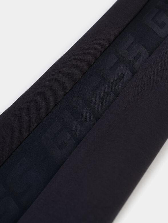 Sports trousers in dark grey color - 4