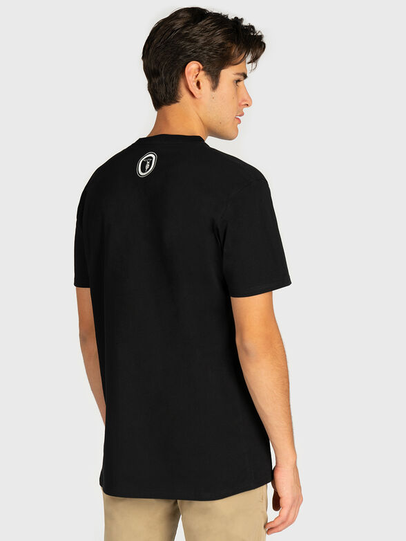 Black T-shirt with logo - 3