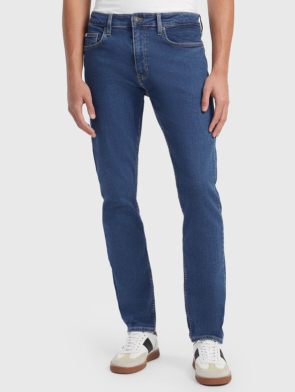 Blue slim jeans - 0