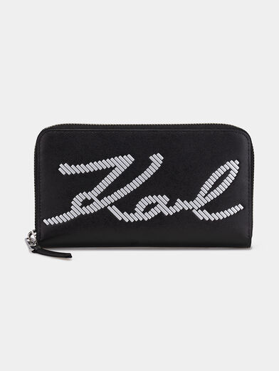 K/Signature Wallet with embossed logo inscription - 1