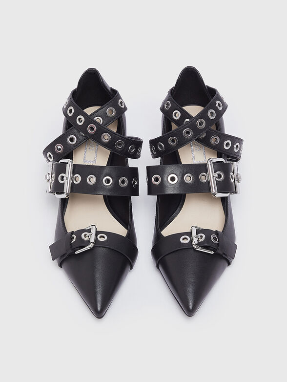 Heeled shoes with buckles - 6