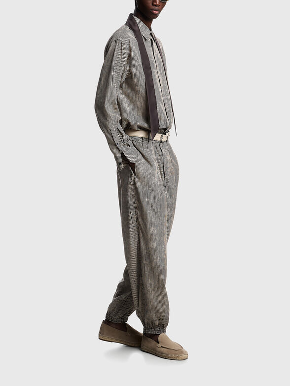 Long-sleeve shirt made of lyocell and viscose - 2
