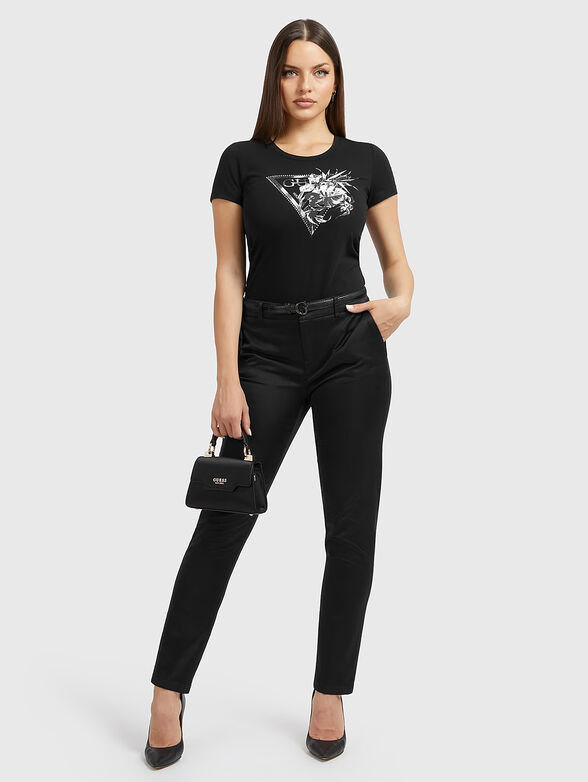 FLOWER T-shirt with print - 2