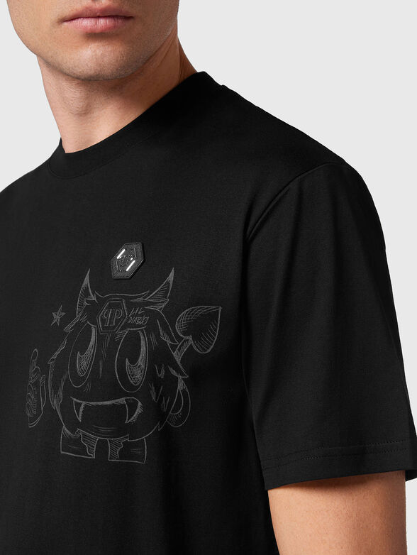 T-shirt with accent back - 4