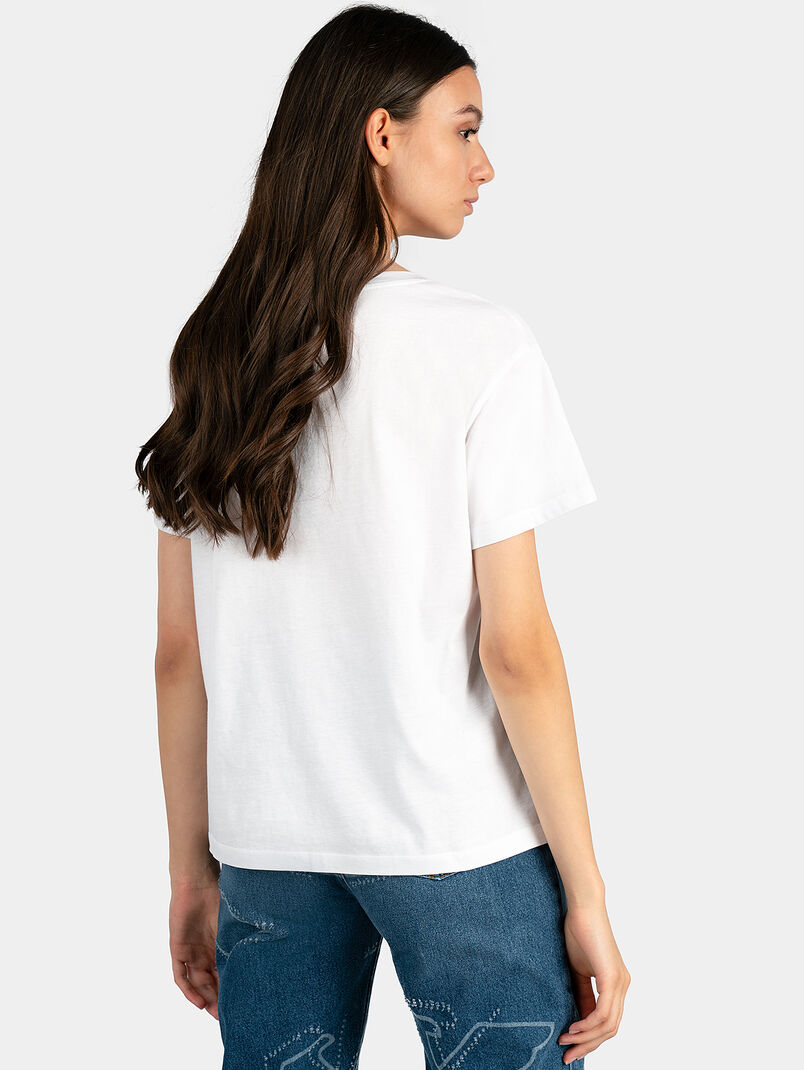 Black cotton t-shirt - 3