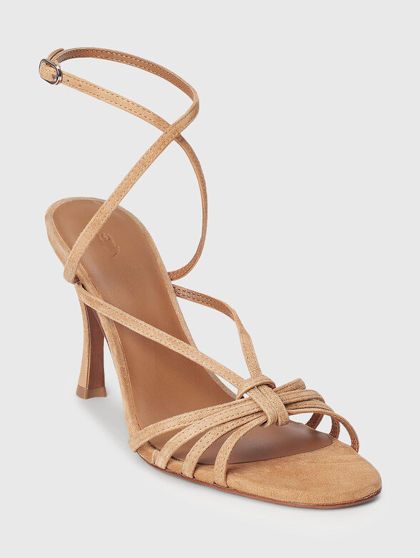Leather heeled sandals - 2