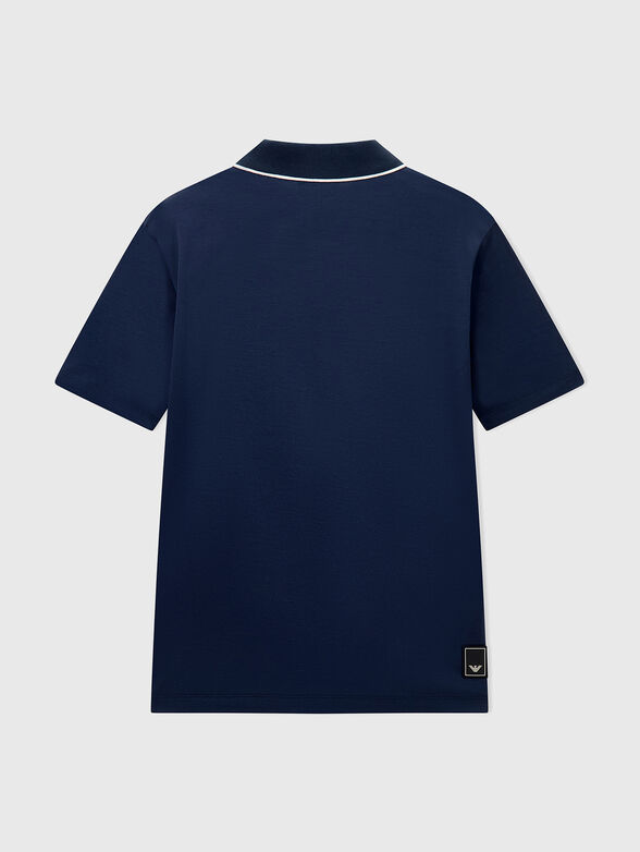 Dark blue polo shirt - 2