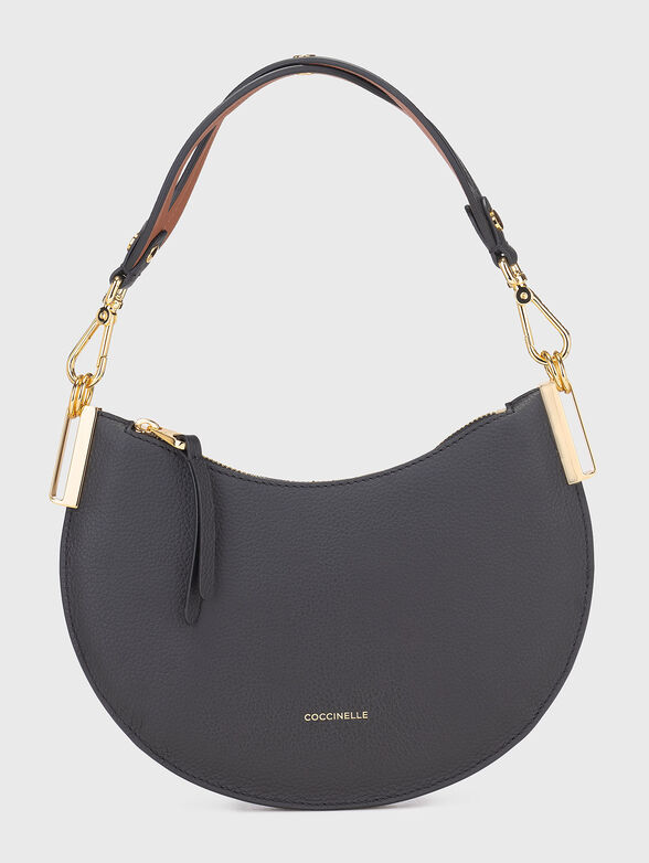 Leather bag with logo detail - 1