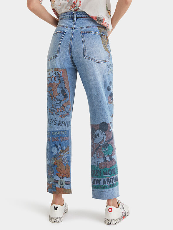 Jeans with Mickey Mouse print - 2