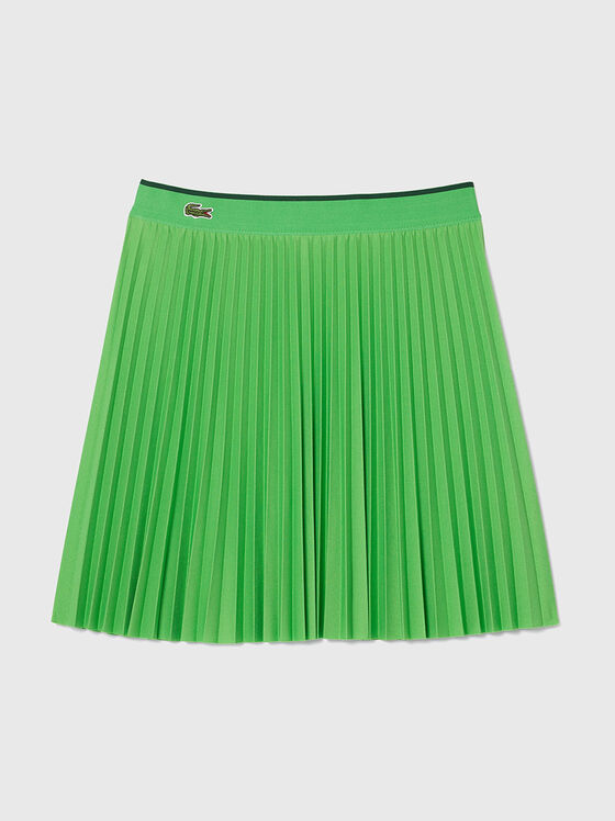 Green pleated skirt - 1