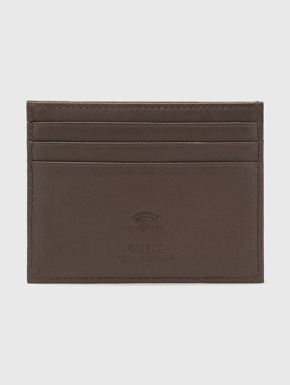 Card holder with monogram print - 2