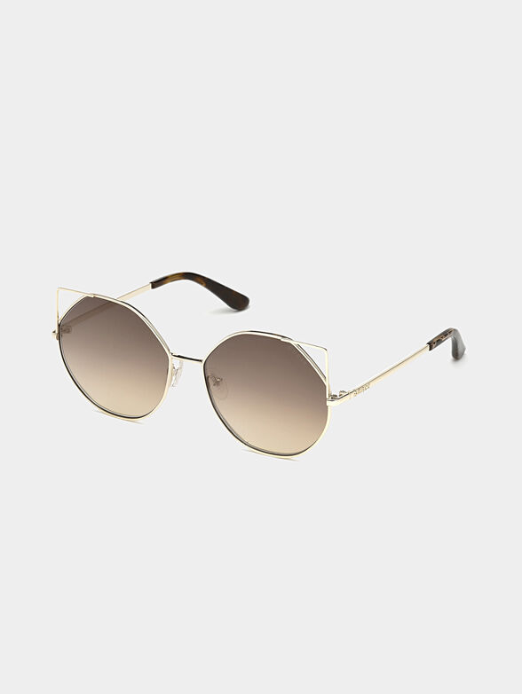 Gold color sunglasses - 1