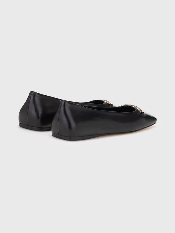 LENA ballet flats with logo - 3