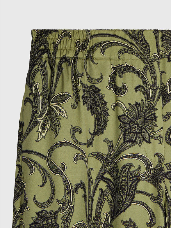 SEUL straight leg trousers from viscose  - 3