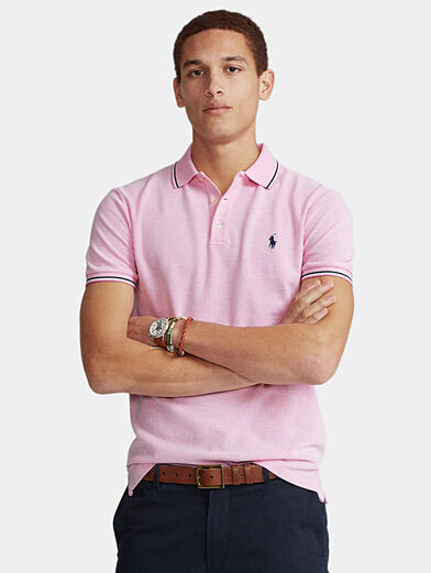 Polo-shirt in pink color - 1