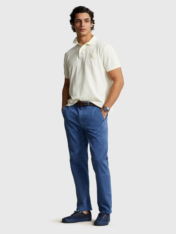 Polo shirt with short sleeves and logo embroidery - 2