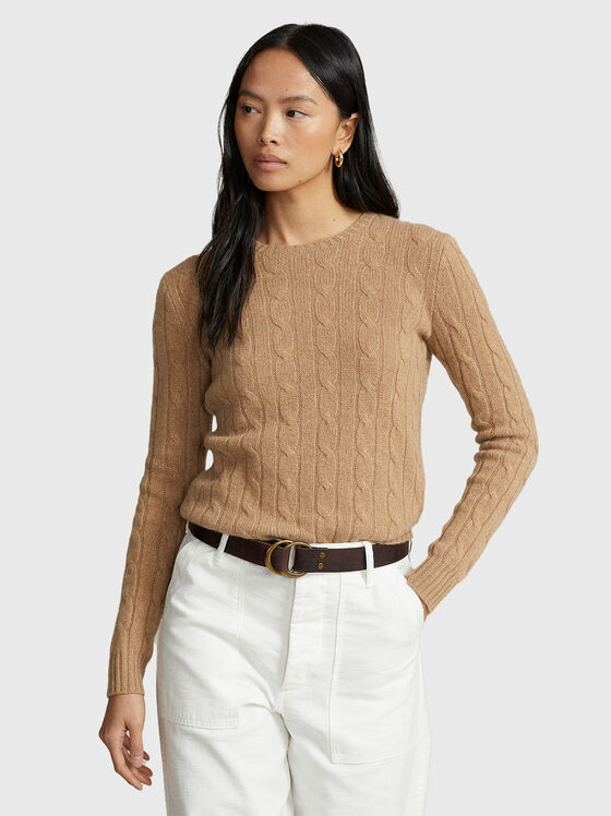 JULIANNA cashmere sweater in beige - 1
