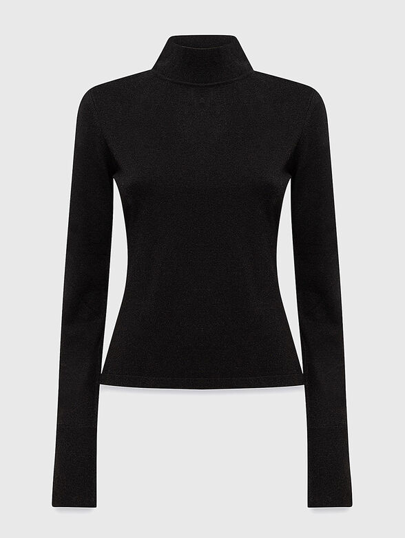Slim polo neck sweater - 1