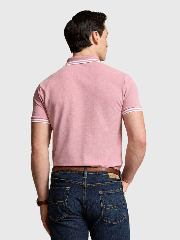 Polo shirt with contrast logo and trim  - 3