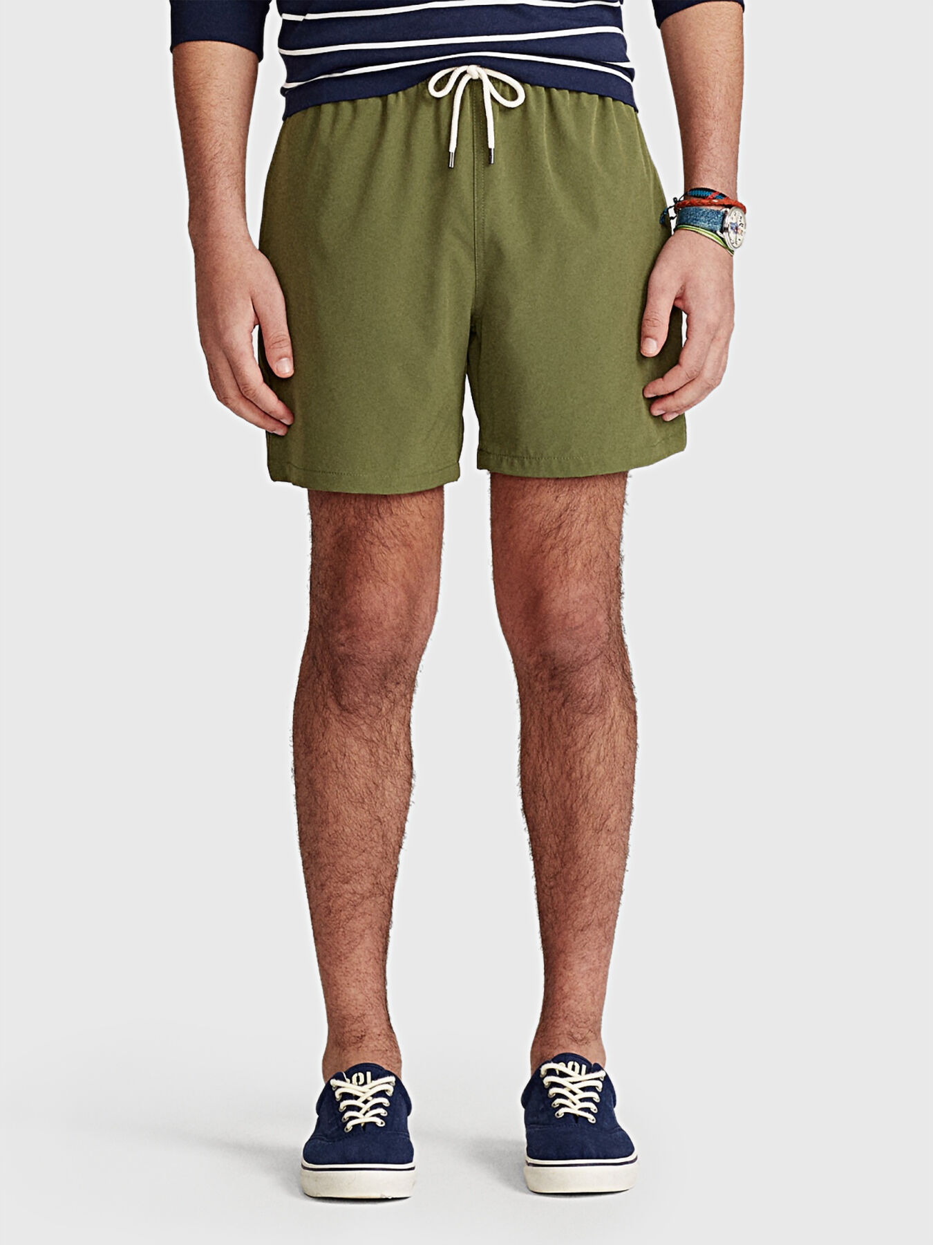 Swim trunks in green color brand POLO RALPH LAUREN Globalbrandsstore en