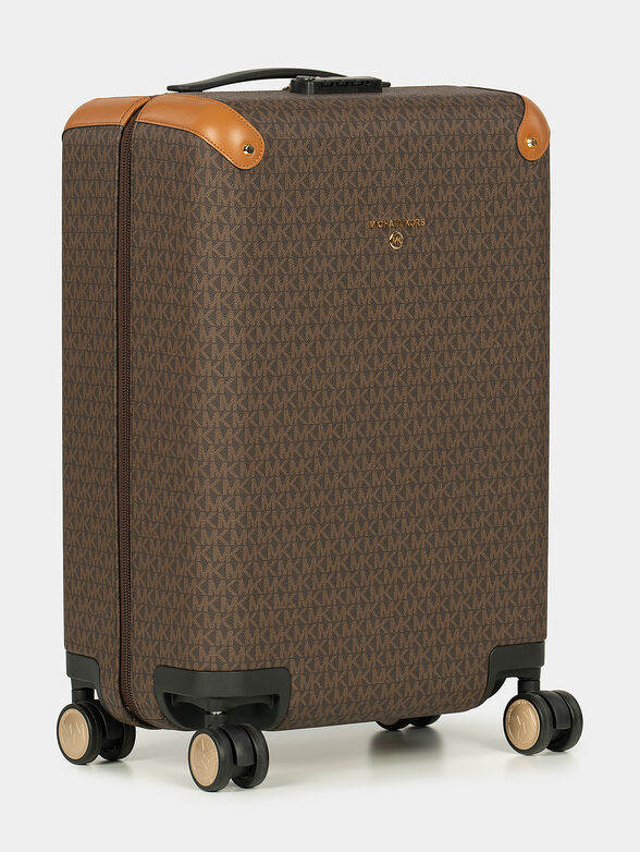 Monogram logo printed suitcase - 2