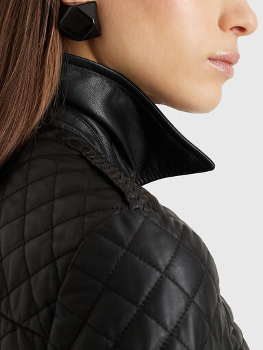 Black leather jacket  - 4