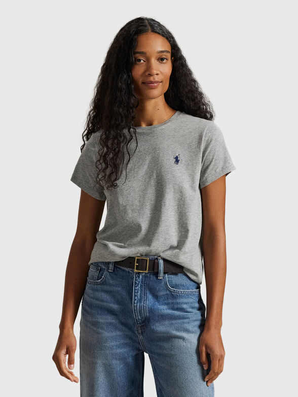 Cotton jersey crew neck T-Shirt - 1