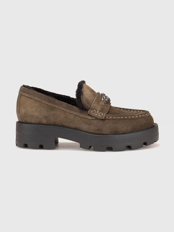 YANIKAY loafers with logo accent - 1