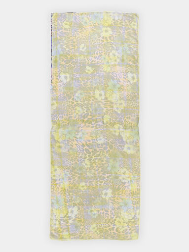 Scarf with animal print - 4