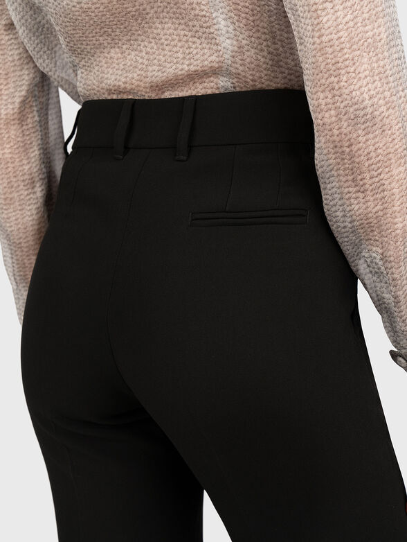 High waisted slim trousers - 4
