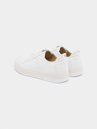 White sneakers with contrast strap - 3