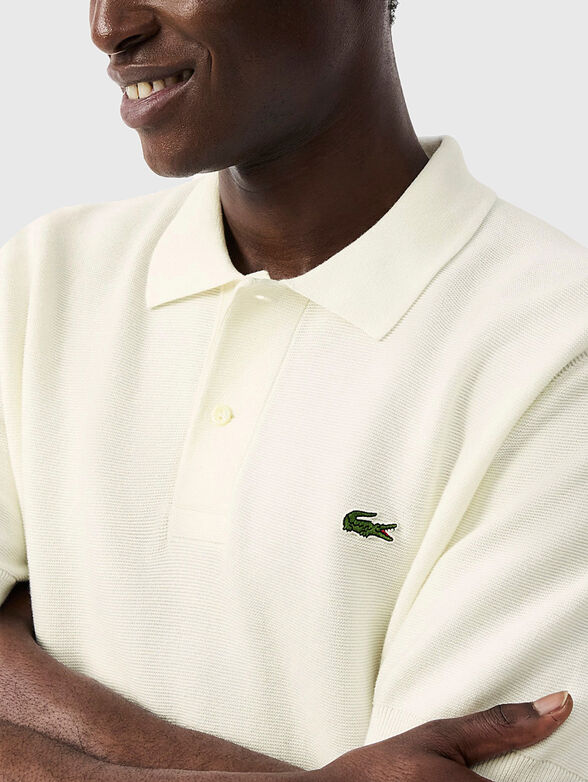 Short sleeved cotton polo shirt - 4