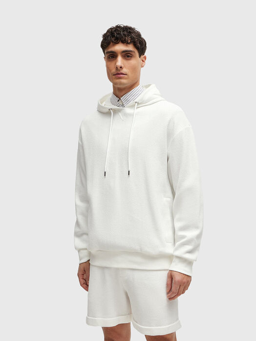SULLIVAN white sweatshirt in cotton