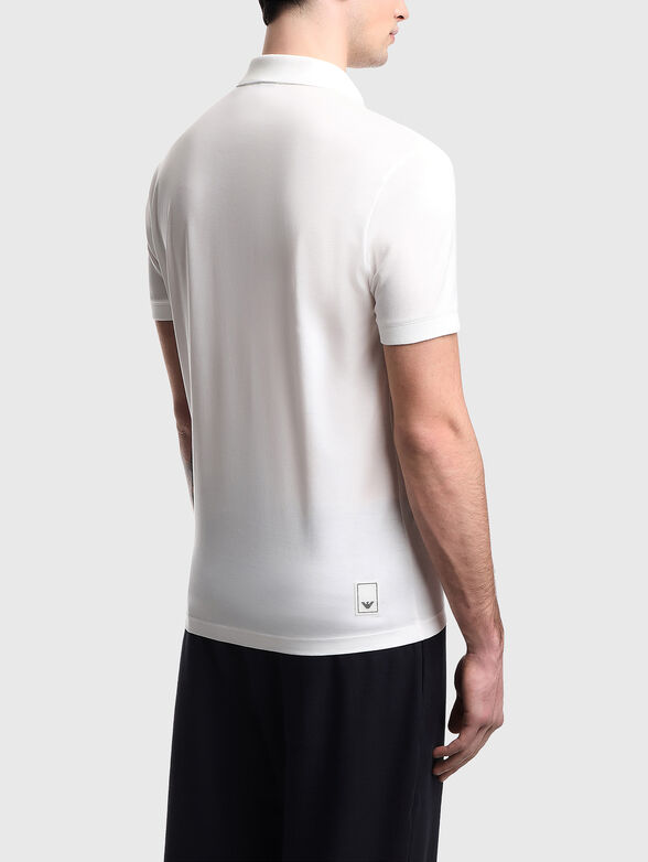 Cotton-blend polo shirt - 3