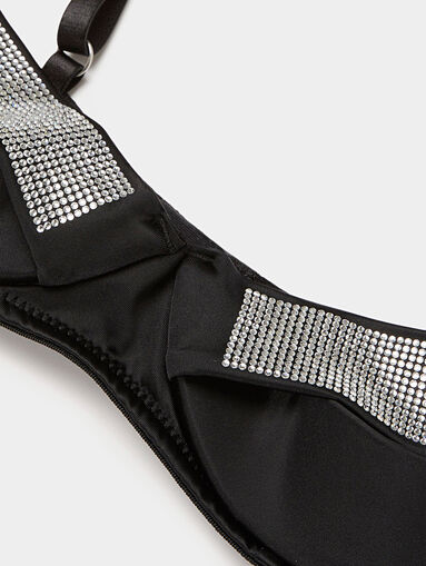 PRIV&Egrave; bra with rhinestone accents - 5