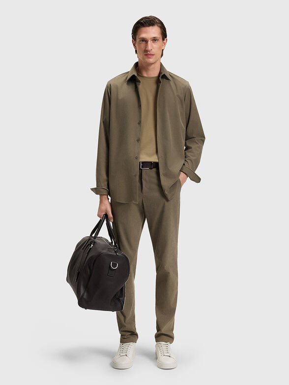 Long sleeved ribbed shirt - 2