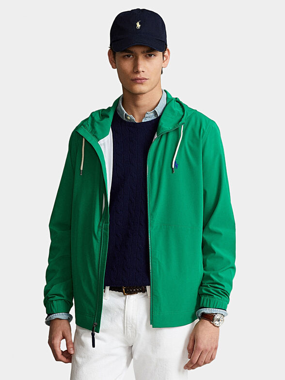 Packable green jacket - 1
